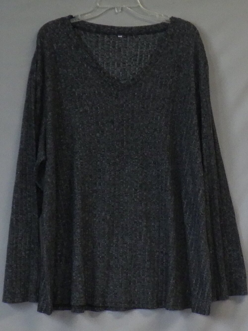 Women's Charcoal Grey Marl Pullover Sweater